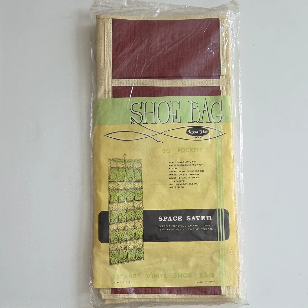 Beacon Yellow and Black Space Saver Shoe Bag